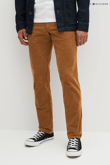 Tommy Hilfiger Denton Corduroy Chino Brown Trousers (260762) | £130