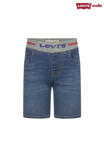 Baby Boys Blue Cotton Blend Shorts (261327) | £30