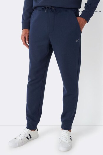Crew Clothing KNIT Company Blue Fairford Joggers (261801) | £49