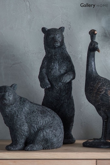 Gallery Home Grey Orion Standing Bear Sculpture (262122) | £54