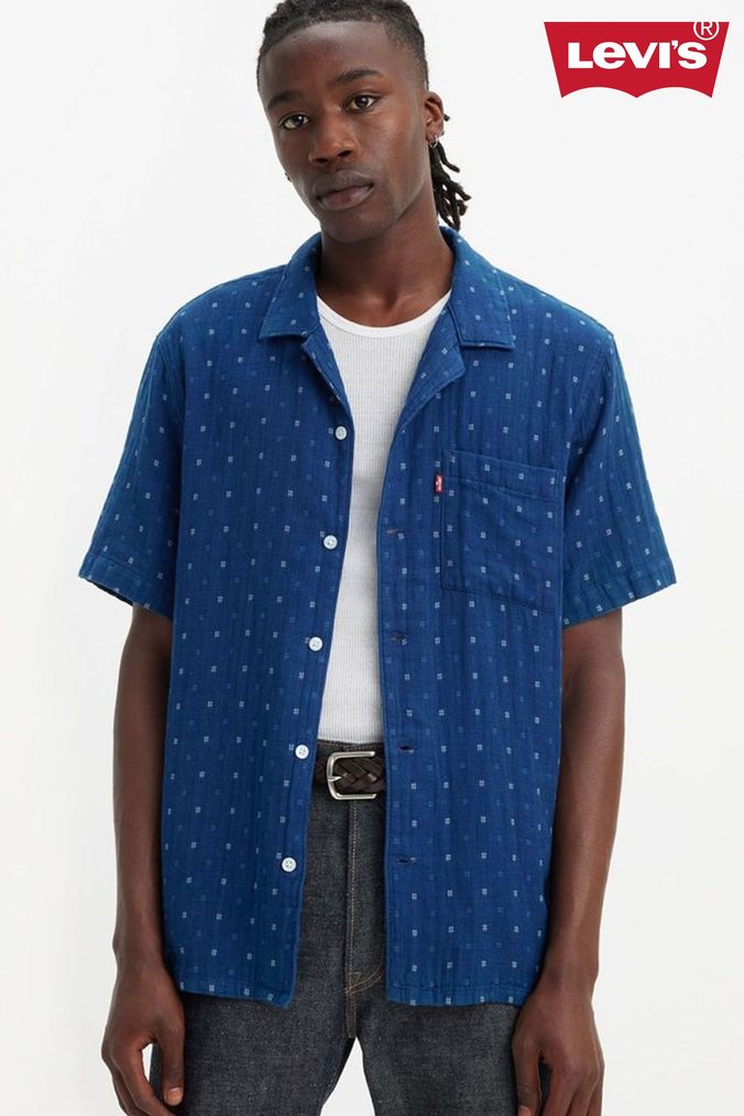 Buy Men s Blue Levi s Casual Shirts Online Next UK