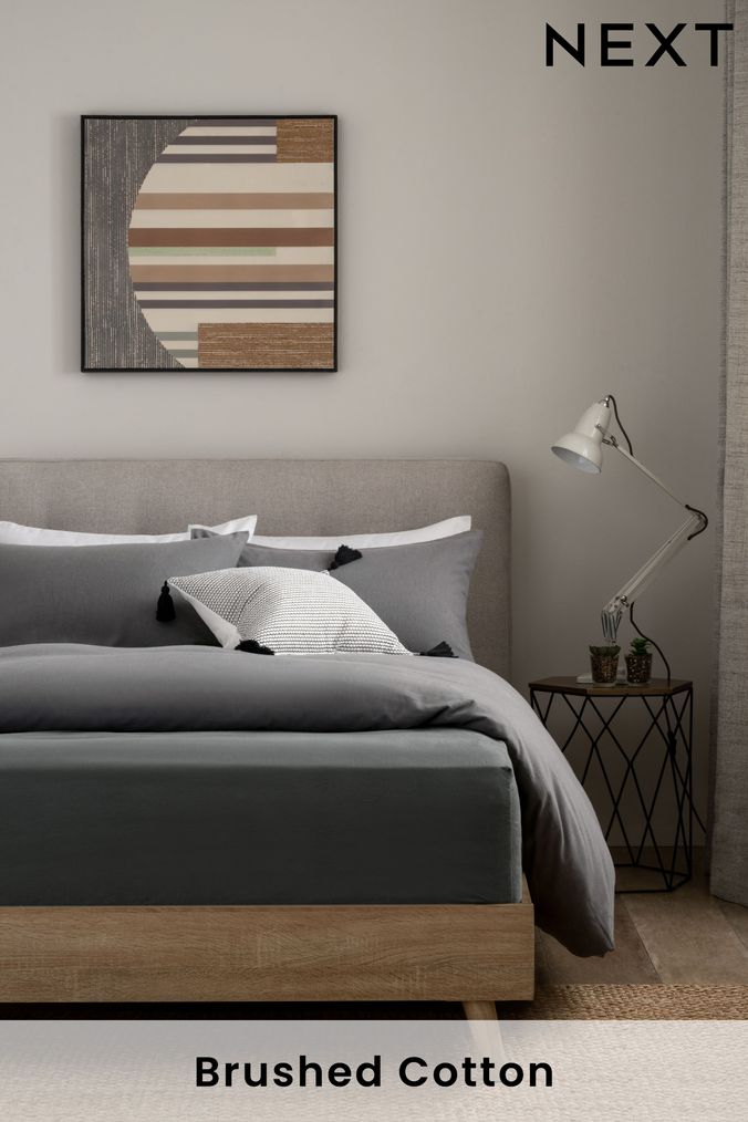 Brushed cotton deals cot bed sheet