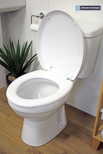 Showerdrape White Toledo Toilet Seat (263176) | £20