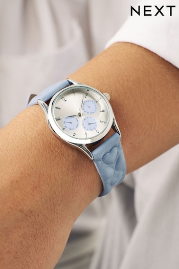 Blue Heart Strap Watch (263216) | £28