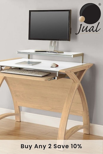Jual Oak Helsinki Small Wooden Computer Desk (263270) | £360