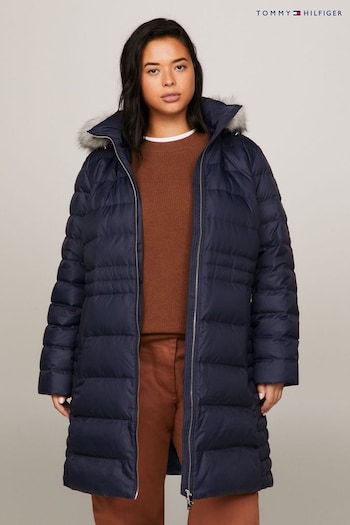 Tommy Hilfiger Blue Curve Tyra Down Coat (263478) | £300