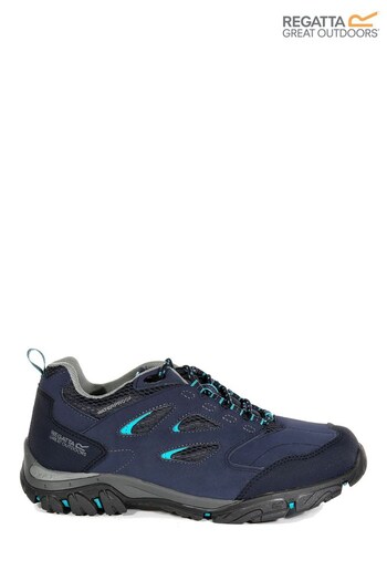 Regatta Blue Holcombe IEP Low Waterproof Walking Shoes (263511) | £63