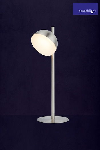 Searchlight Silver Grace 1 Light LED Table Lamp (263651) | £37