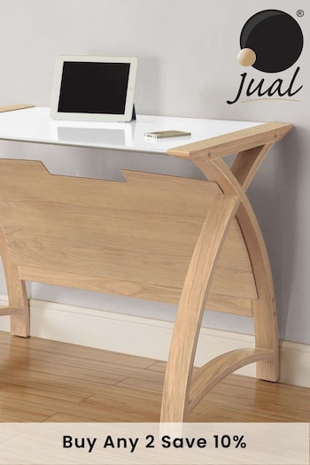 Jual Oak Helsinki Small Wooden Laptop Desk (263859) | £300