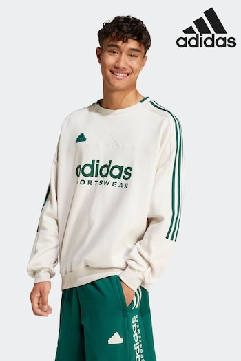 adidas Brown House of Tiro Fleece Sweatshirt (263981) | £45