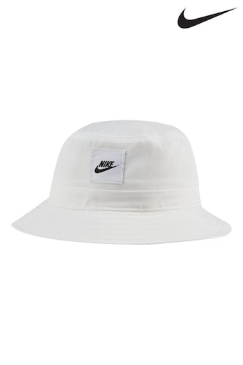 Nike sportswear White Bucket Hat (264030) | £23
