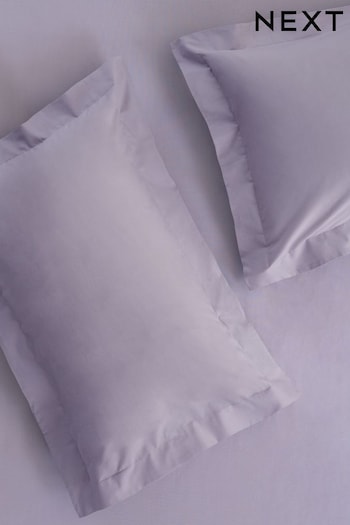 Set of 2 Lilac Purple Easy Care Polycotton Pillowcases (264049) | £5 - £7