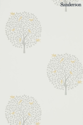 Sanderson Home Yellow Bay Tree Wallpaper Wallpaper (264057) | £49