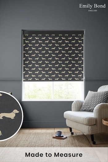 Emily Bond Smoke Peggy Made to Measure Roller Blinds (264147) | £58