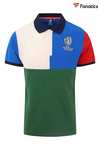 Fanatics Blue Rugby World Cup 2023 Harlequin Polo Shirt (264212) | £40