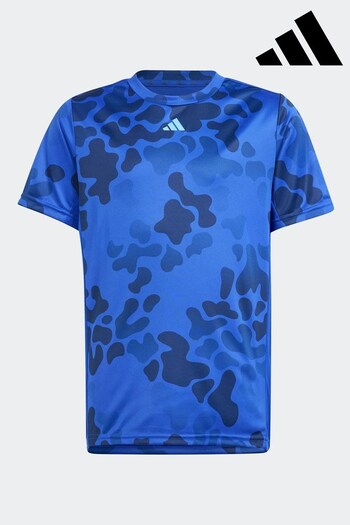 adidas Blue Black Denim T-Shirt (264506) | £18