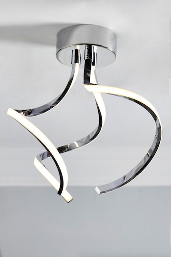 Chrome Callie Flush Ceiling Light (264900) | £65