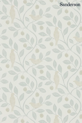 Sanderson Home Grey Damson Tree Wallpaper Wallpaper (264986) | £63