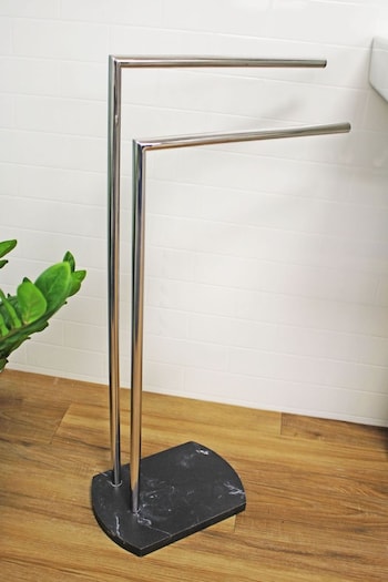 Showerdrape Grey Octavia Freestanding Towel Stand (265400) | £71