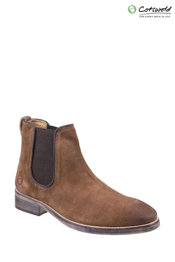 Cotswold Brown Corsham Chelsea Boots Running (266359) | £87