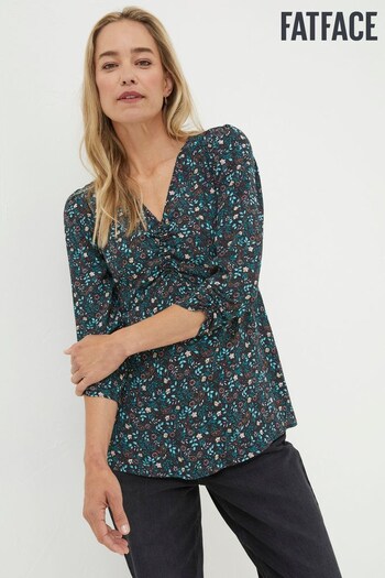 FatFace Black Kinsey Evergreen Blouse (266616) | £48