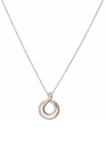 Unique & Co Ladies Silver Tone Collection Necklace (266874) | £79