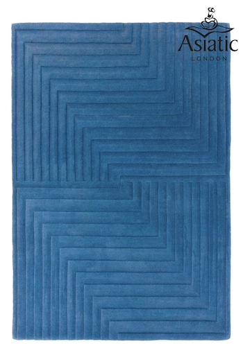 Asiatic Rugs Blue Form Wool Rug (266998) | £407 - £1,157