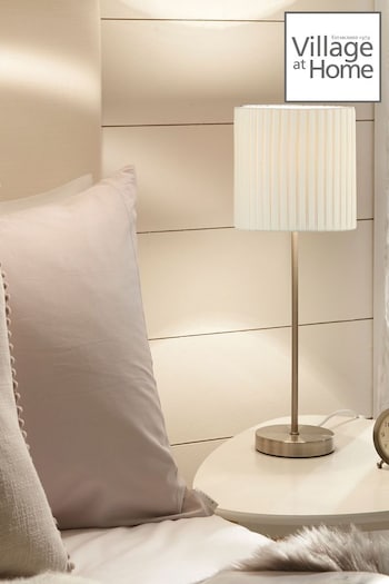Village At Home Cream Wilson Table Lamp (267129) | £42