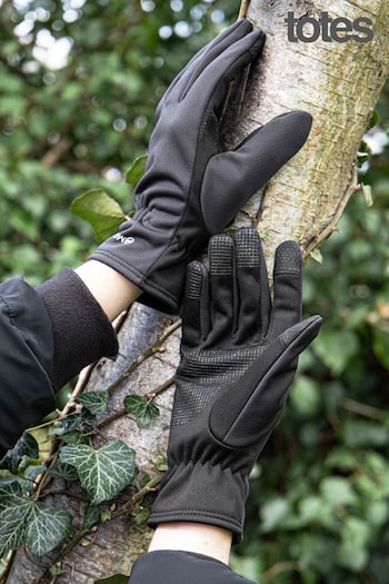 Totes Black Ladies Manzella Warm Gloves (267381) | £25