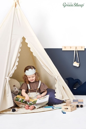 The Little Green Sheep Natural Teepee Play Tent (267542) | £100