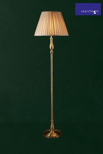 Searchlight Brass Flemish Floor Lamp (268170) | £99