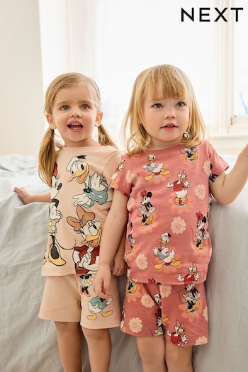 Pink/ Rust Minnie Mouse License Pyjamas 2 Pack (9mths-10yrs) (269160) | £23 - £29