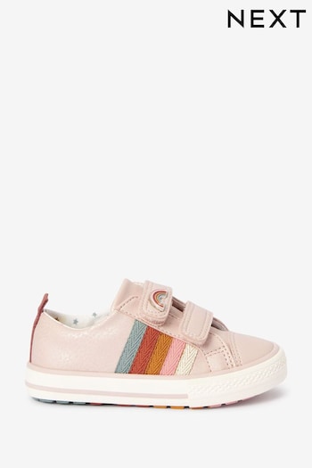 Muted Pink Rainbow Standard Fit (F) Trainers (269822) | £19 - £21