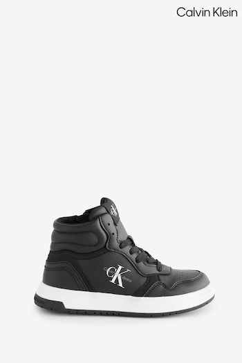 Calvin Klein Kids Unisex High Top Black Sneakers (270487) | £79 - £89