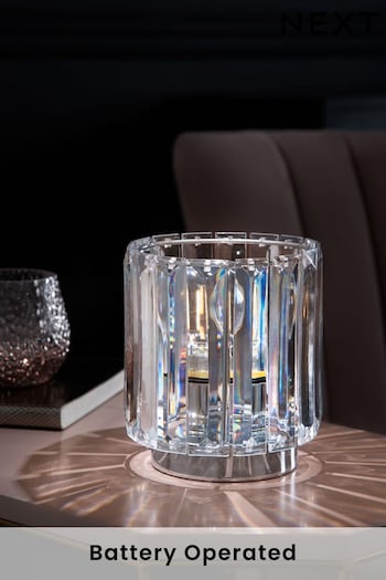 Clear Leila Battery Operated Ambient Lamp (270839) | £22
