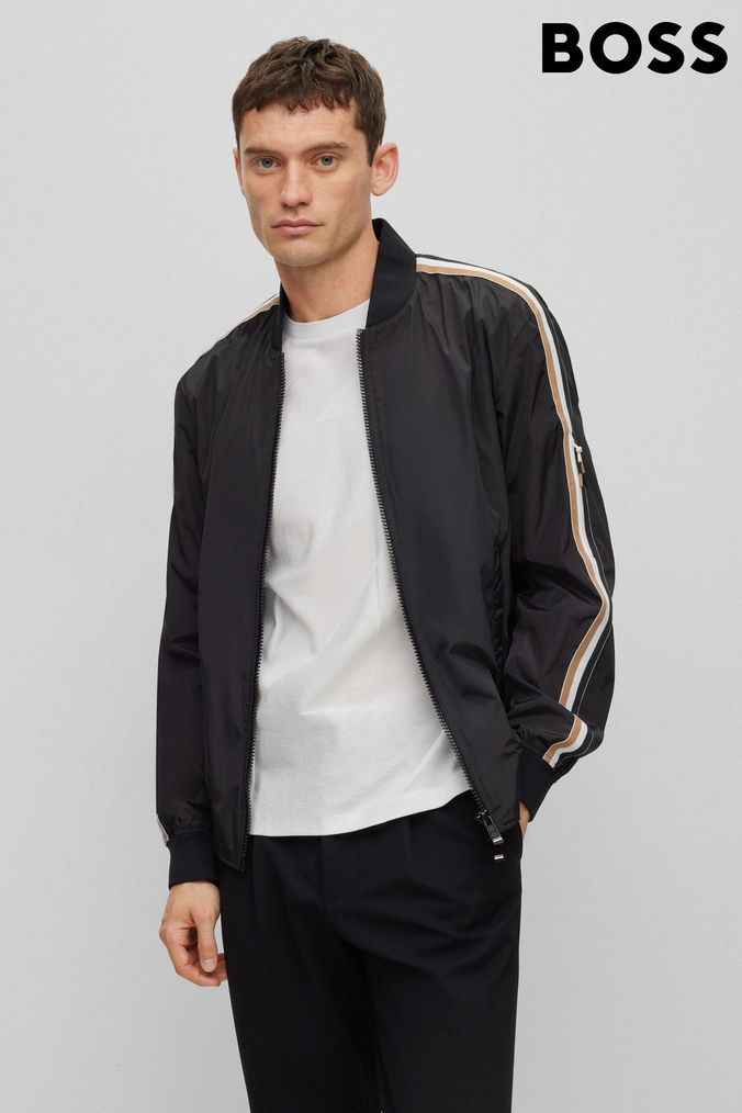 Buy Men s BOSS Bomber Jackets Online Next UK