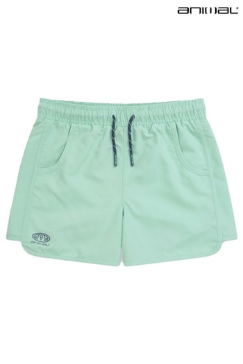 Animal Kids Green Holidaymaker Recycled Board Shorts (271444) | £20