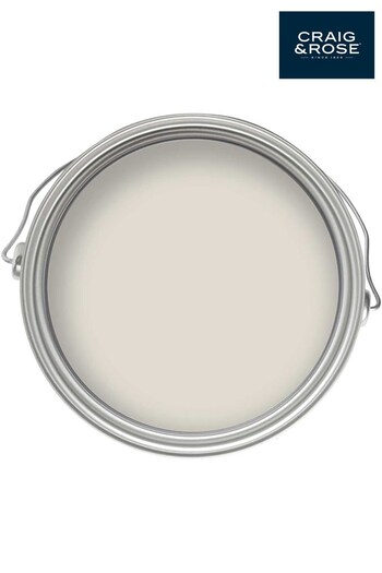 Craig & Rose White Chalky Emulsion Chalky White 50ml Tester Paint (271876) | £3.50