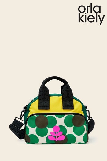 Orla Kiely Green Radial Handbag (271924) | £90