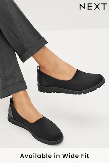Black Forever Comfort® with Motionflex Slip-On Shoes (271937) | £44