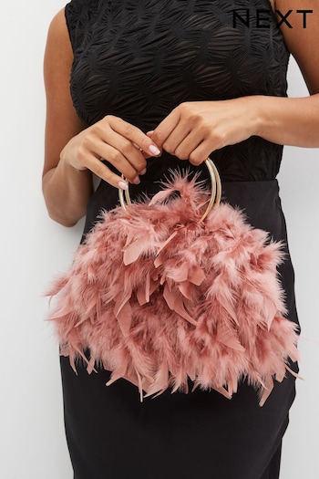 Pink Feather Bag jayla (271947) | £36