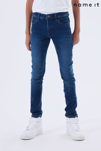 Name It Blue Skinny Fleece Jeans (272445) | £22