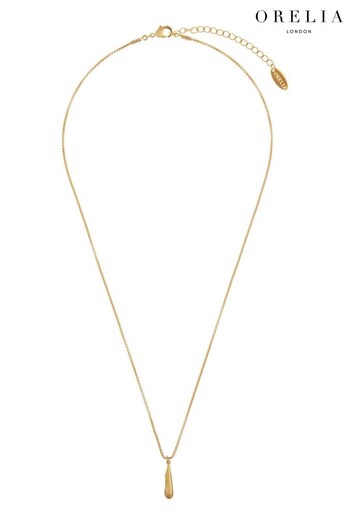 Orelia London Gold Tone Organic Droplet Necklace (272489) | £25