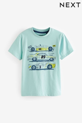 Mineral Cars Short Sleeve Graphic T-Shirt (3-16yrs) (272969) | £4 - £7