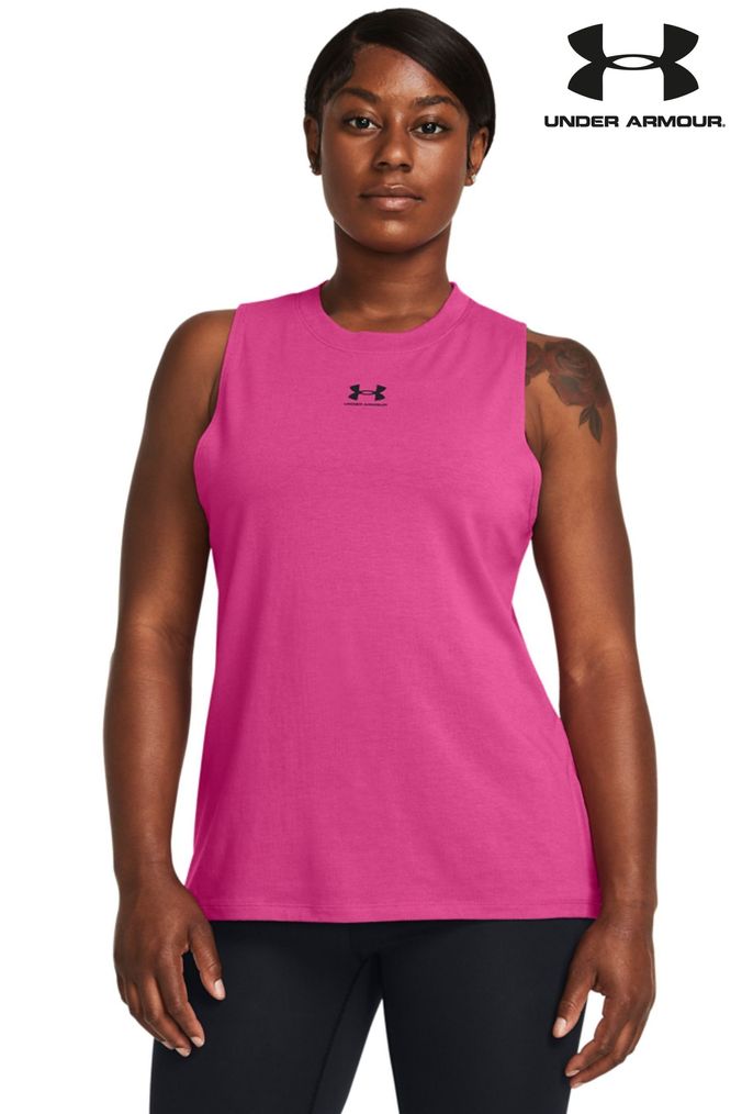 Pink under sales armour womens