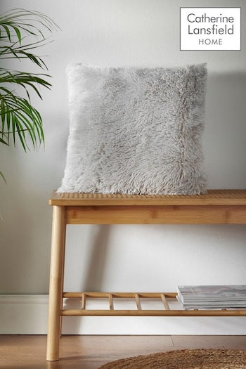 Catherine Lansfield Silver So Soft Cuddly Cushion (274189) | £16