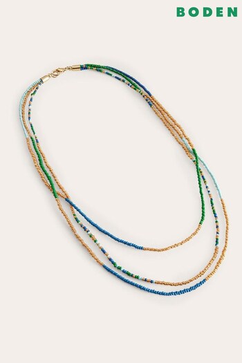 Boden Blue Beaded Necklace (274395) | £45