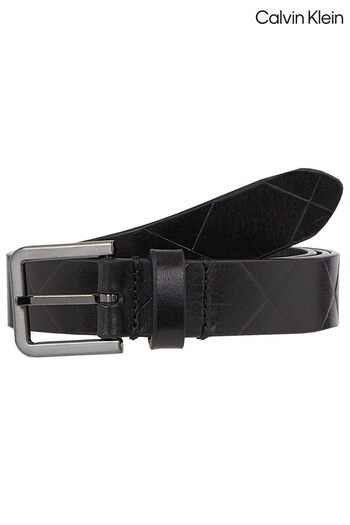 Calvin Klein Quilt Square Black Belt (274513) | £60