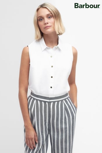 Barbour® White Rei Sleeveless Shirt (274600) | £70