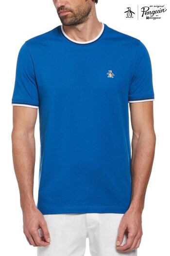 Original Penguin Sticker Pete Ringer Short Sleeve T-Shirt (274741) | £35
